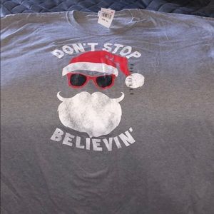 Men’s grey Christmas shirt